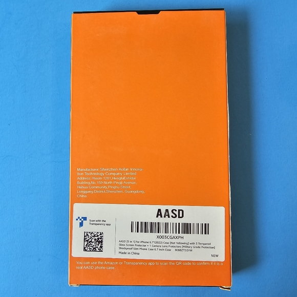 iPhone 14 Plus - AASD Clear Case, Screen Protector, etc. Bundle - Picture 5 of 5